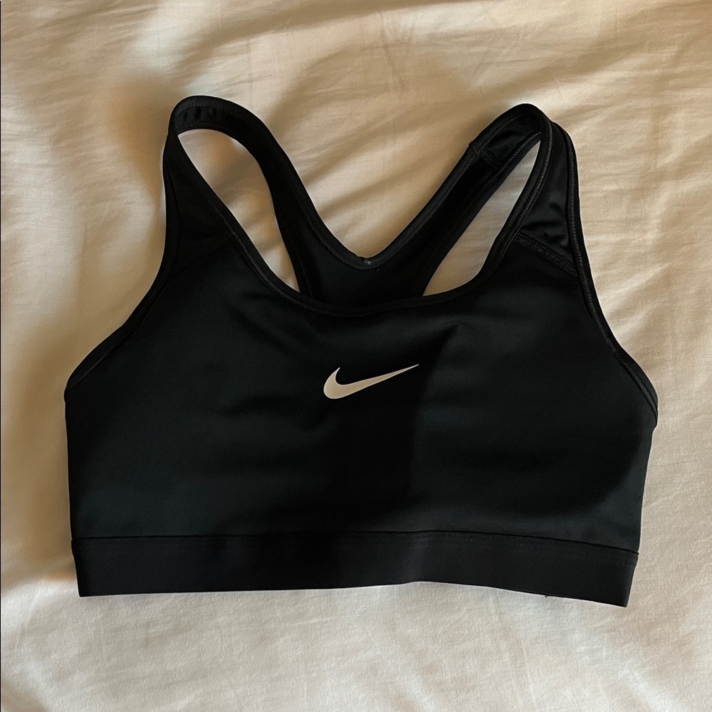 Nike Women's Scoop Black Racerback Sports Bra